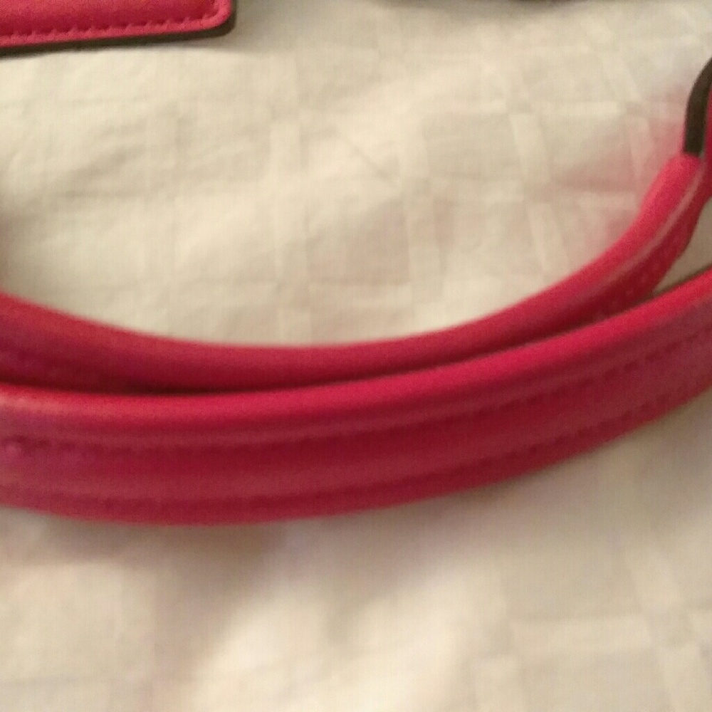 Coach tote pink and tan - Picture 4 of 8